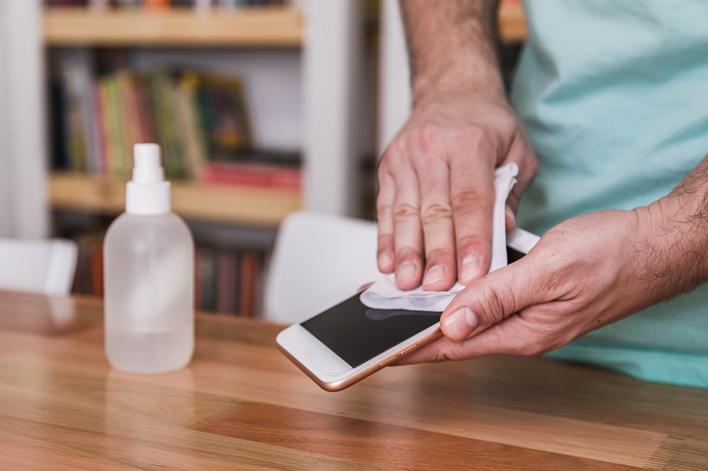 pulizia smartphone